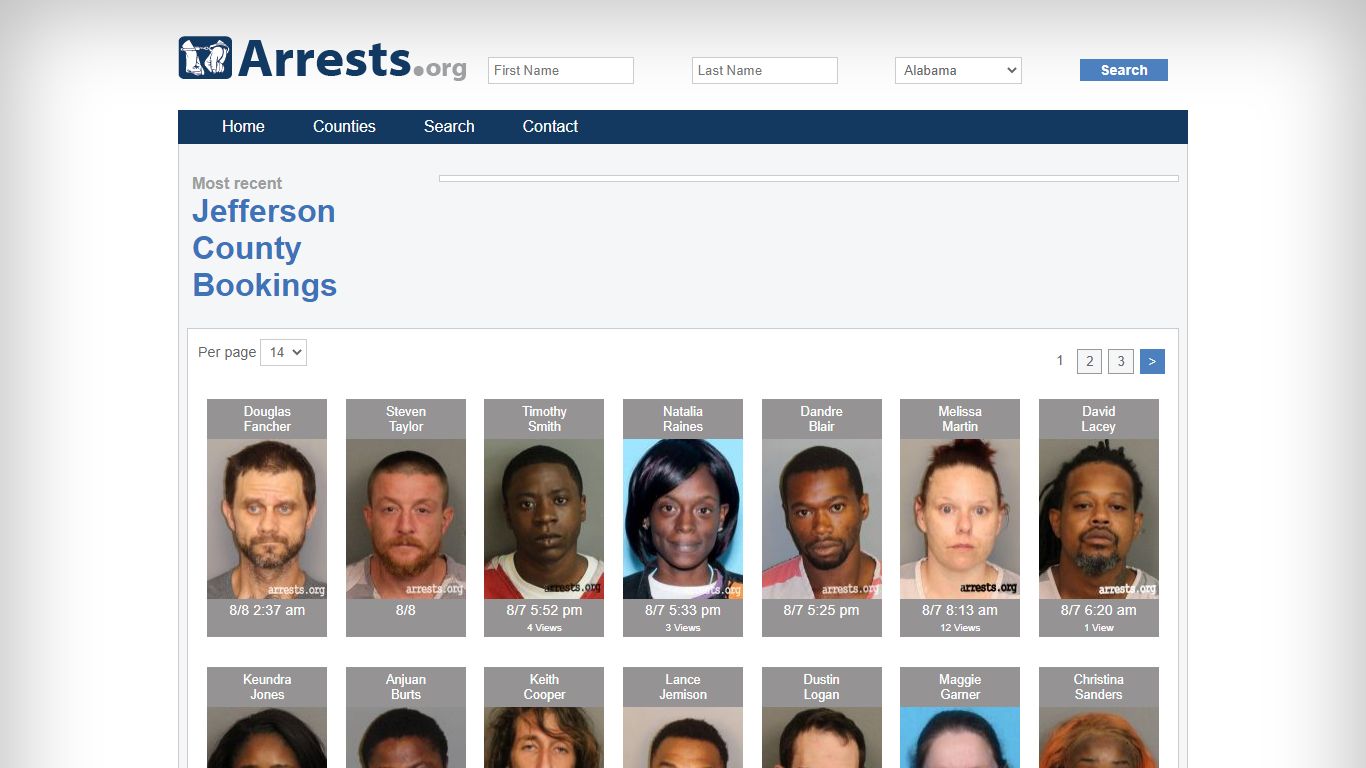 Jefferson County Arrests and Inmate Search